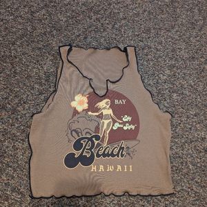 Hawaii crop tank top